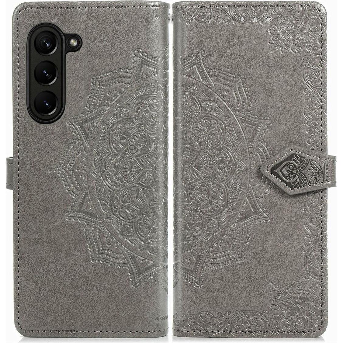 König Design Schutz Handy Hülle für Samsung Galaxy Z Fold5 Case Cover Klapp Tasche Etuis Neu (Samsung Galaxy Z Fold5), S...