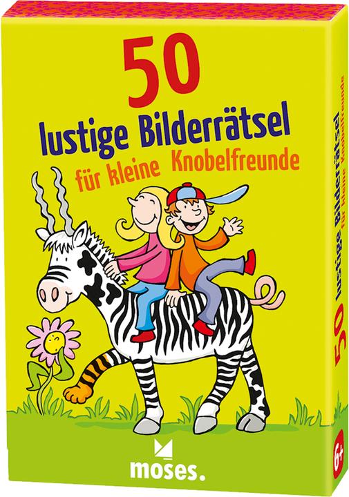 Actual product image 50 funny picture puzzles for puzzle lovers (German)