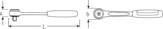 Produktbild Stahlwille Umschaltknarre 1/2 (12.5 mm) 3 (1/2")
