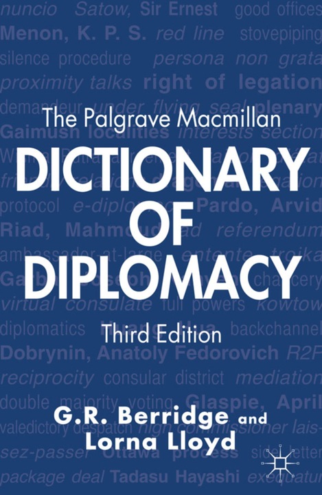Produktbild The Palgrave Macmillan Dictionary of Diplomacy (Englisch, L. Lloyd, G. Berridge, 2012)