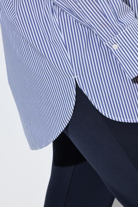Actual product image Ulla Popken Pinstripe Tunic Blouse (50)