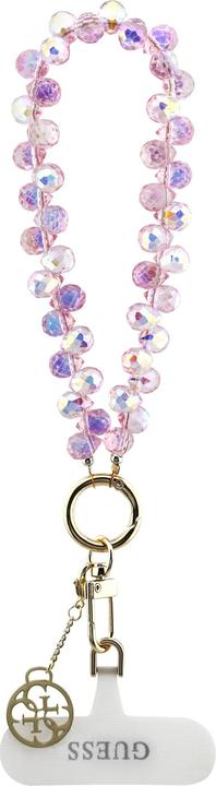 Guess Crystals with Charm Universal Hand Strap - pink