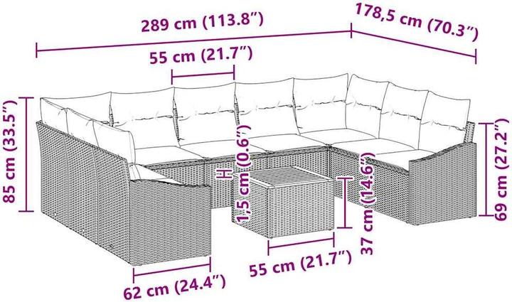 Produktbild vidaXL June