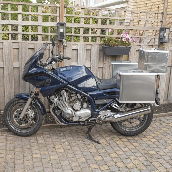 Immagine prodotto ProPlus Valigia per moto in alluminio con coperchio e serratura cilindrica Valigia laterale 32L (32 l)