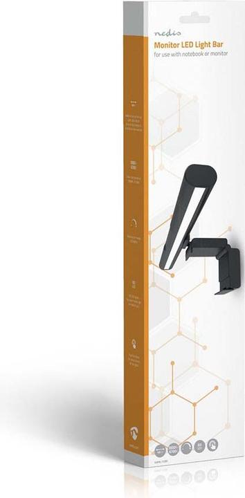 Actual product image Nedis Monitor light strip | 40 cm | Dimmable | LED | Touch control | ABS / aluminium
