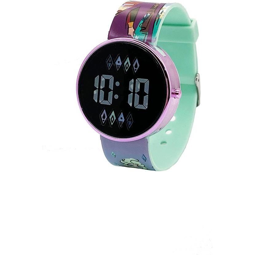 Accutime, Orologio da polso, Frozen Die Eisprinzessin Kinder LED Uhr Rund, Wechselbare Batterie
