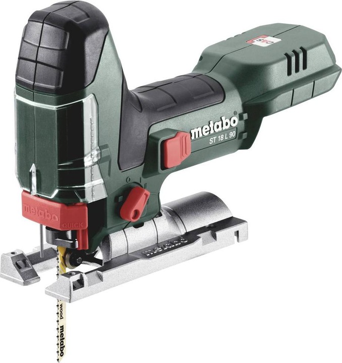 Manual, Suction socket, 2 jigsaw blades, Hexagon wrench, Protective glass, Chip protection plate, ST 18 L 90 cordless jigsaw