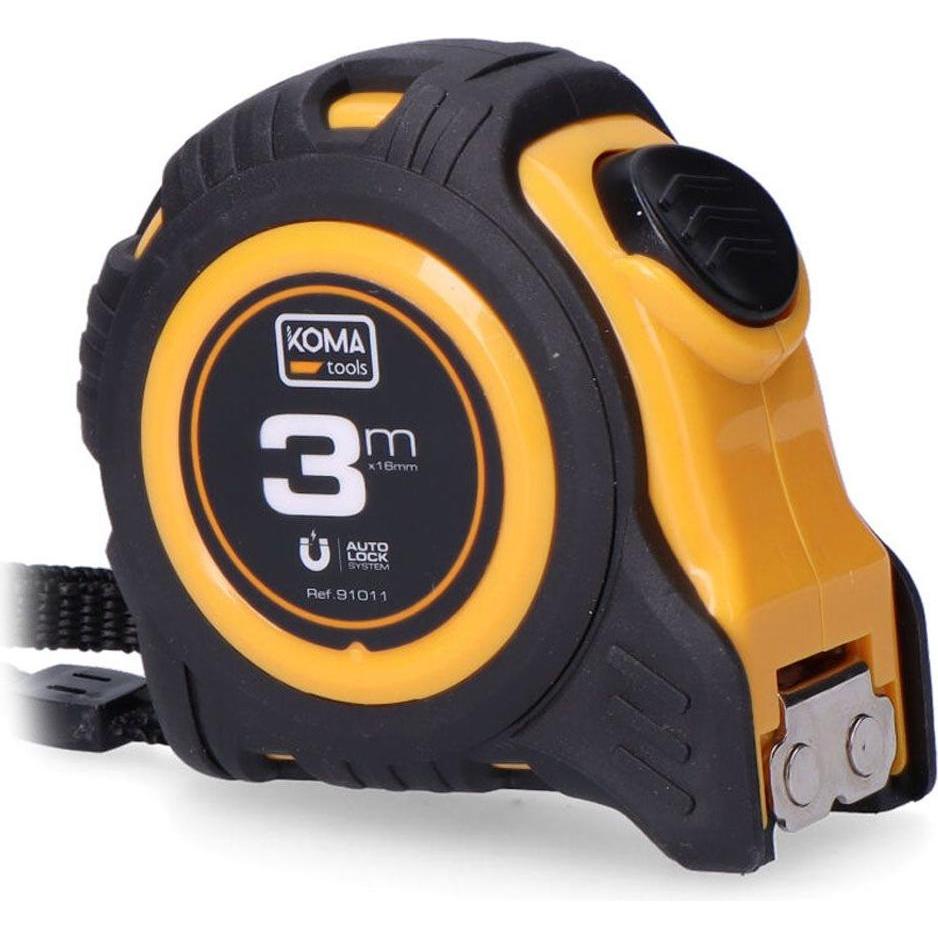 Koma Tools, Strumento di misurazione della lunghezza, Tape measure abs magnet 3 m x 16 mm (3 m)