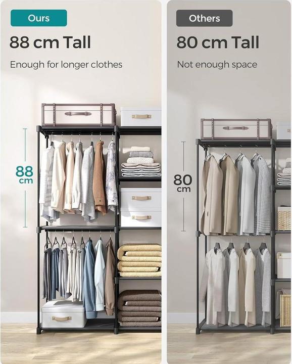 Image du produit Songmics Corinne (182 x 43 x 182 cm)