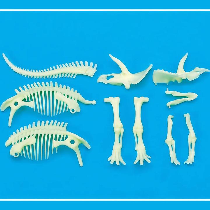 Productafbeelding Brainstorm Triceratops Skelet Glow in the Dark