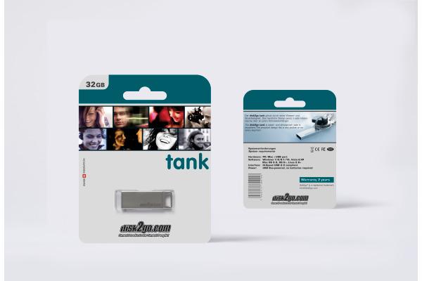 Produktbild Disk2go Tank (32 GB, USB-A, USB 2.0)