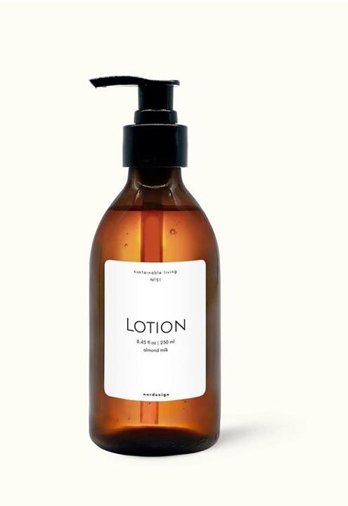 Image du produit Nordesign Lotion pour les mains et le corps, Lait d'amande 250ml, Étiquette blanche (Lotion au savon, 250 ml)