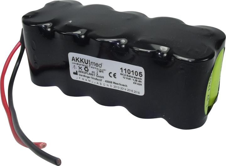 XCell NC Akku passend für Mela Defibrillator Econ-B (1 Stk., 1300 mAh, Ladegerät inkl. Akku)