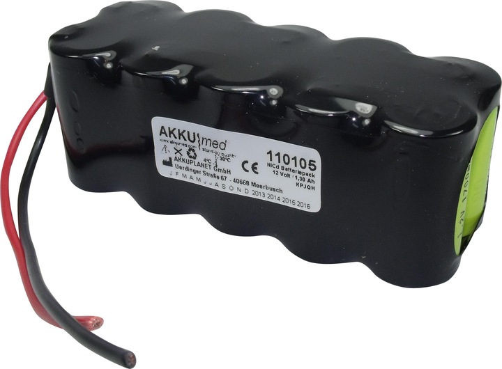 Immagine prodotto XCell Batteria NC adatta al defibrillatore Mela Econ-B (1 pz., 1300 mAh, Batteria + Caricabatterie)