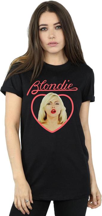 Produktbild Blondie Heart Face Boyfriend Fit TShirt (4XL)
