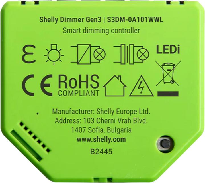 Produktbild Shelly Unterputz-Dimmer Gen3 (Dimmaktor)