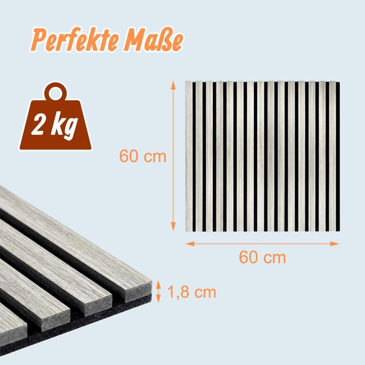 Productafbeelding Relaxdays 4x Akustikpaneele (60 x 60 cm)