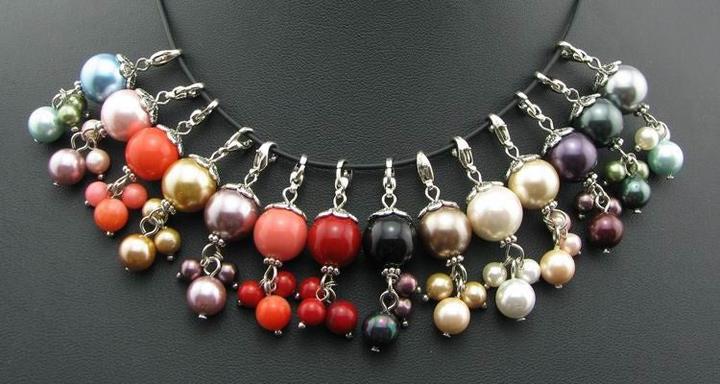 Produktbild Hermex Charm Anhänger für Thomas Sabo / Pandora Armband - Lachs Rosa (Rostfreier Edelstahl)