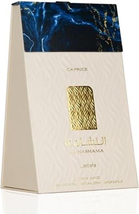 Actual product image Lattafa Al Nashama Caprice Eau De Parfum Spray for Unisex 3.4 Fl Oz (Spray, 200 ml)