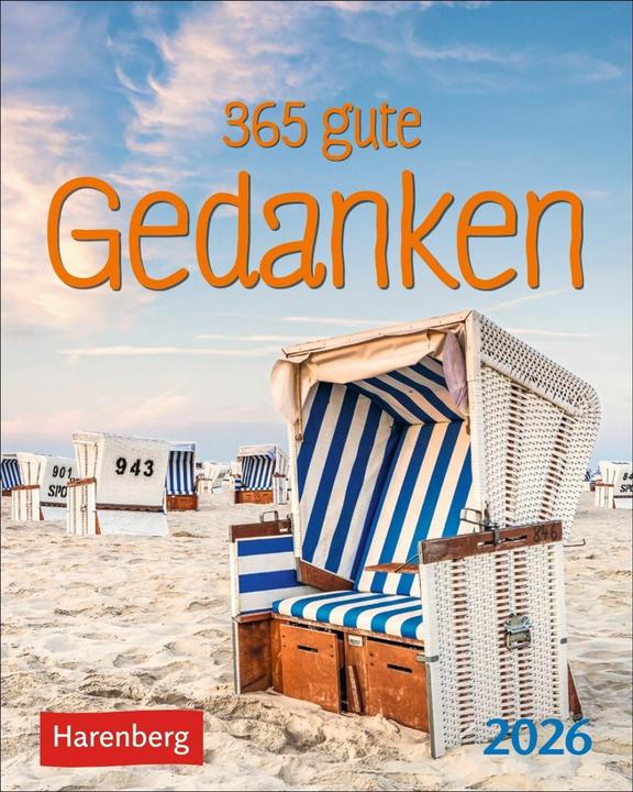 Actual product image Harenberg 365 gute Gedanken Mini-Geschenkkalender 2026 (Hardcover, German)
