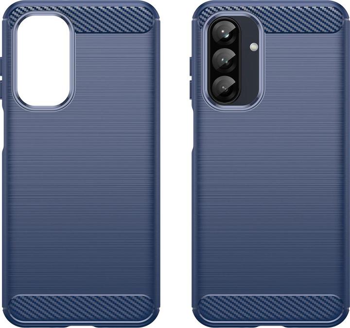 Actual product image Hurtel Back panel cover Carbon Case Samsung Galaxy A26 Blue (Samsung Galaxy A26)