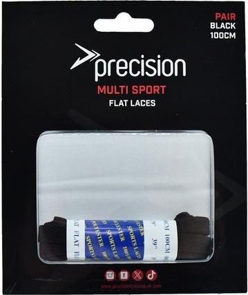Immagine prodotto Precision Lacci per scarpe Lacci per tariffe flat Nero (140 cm)