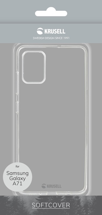 Produktbild Krusell Essentials SoftCover Samsung Galaxy A71 Transparent (Samsung Galaxy A71)