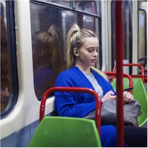 Image du produit JVC HA-A10T Casque IE sans fil véritable bleu foncé (4 h, Sans fil)