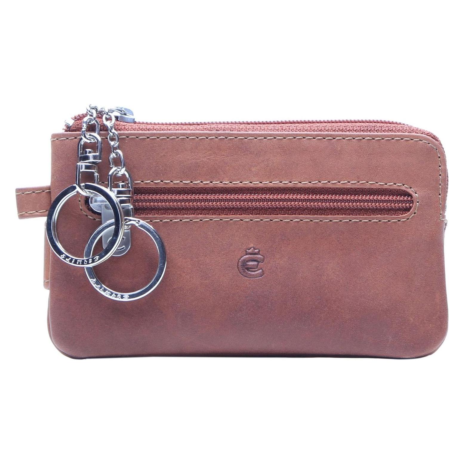 Esquire, Herren, Portemonnaie, Dallas Schlüsseletui Leder 13 Cm, Braun