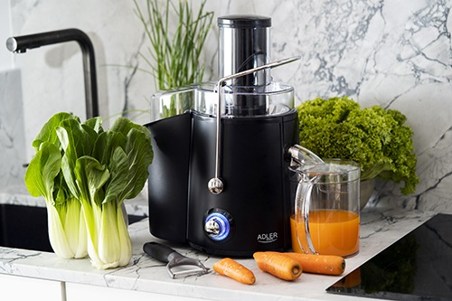 Actual product image Adler Juicer AD 4127 Matt Black, 1000 W, Number of Speeds 2
