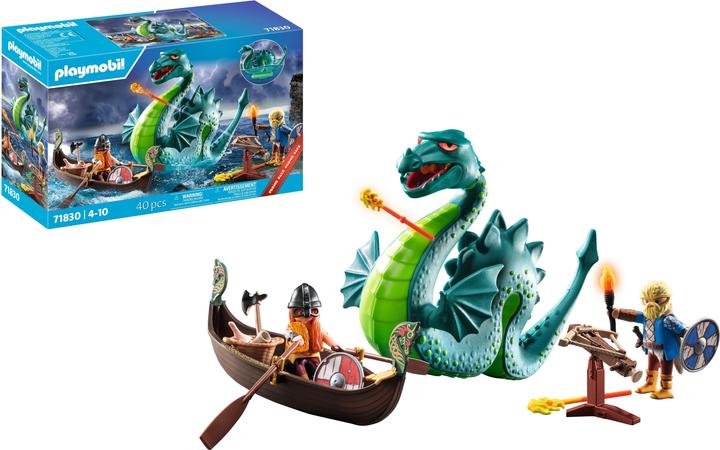 Image du produit Playmobil Viking avec un monstre marin (71830, Histoire de Playmobil)