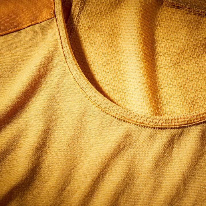 Actual product image Forclaz Merinoshirt Damen kurzarm - Merino Resist gelb (XL)