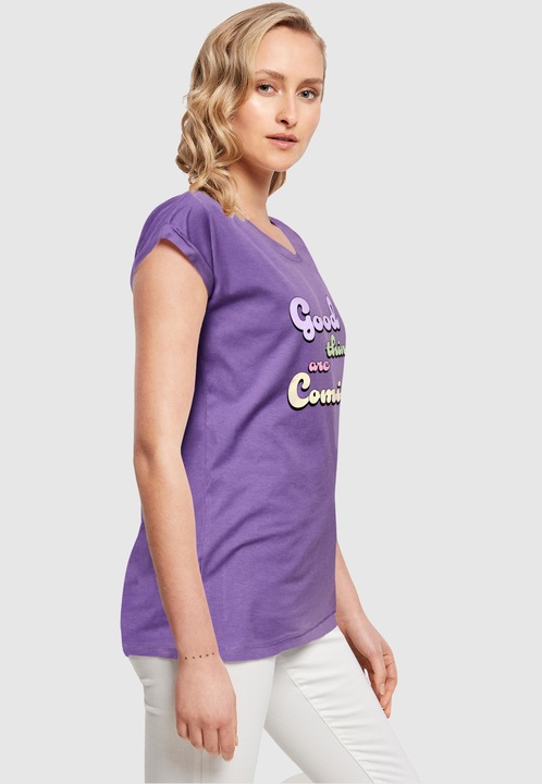 Image du produit Merchcode Ladies Good Things Extended Shoulder Tee - 112623 (S)