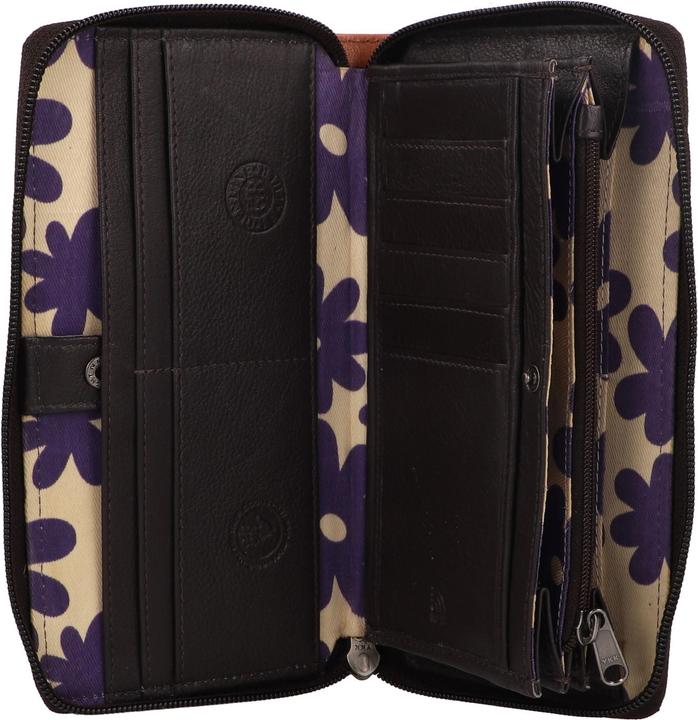 Actual product image Greenburry Nappa Geldbörse RFID Schutz Leder 19.5 cm