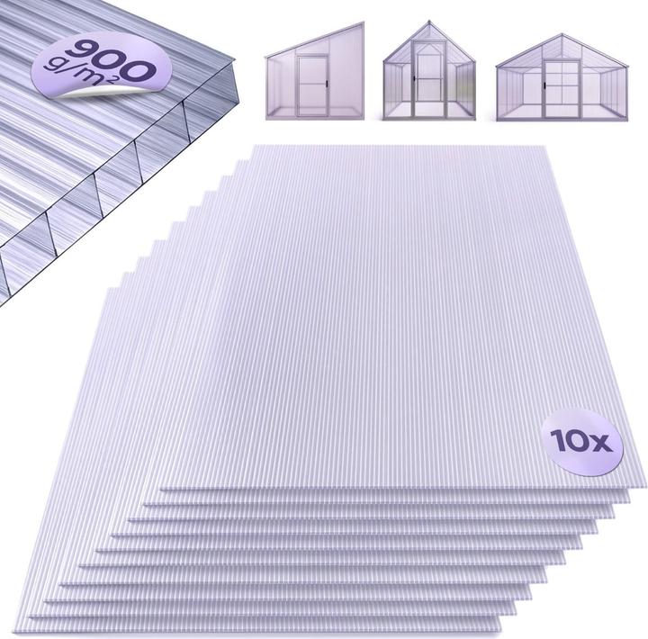 Actual product image Arebos Hohlkammerstegplatten