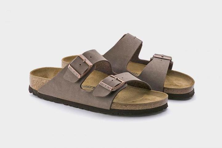 Actual product image Birkenstock Arizona Birko-Flor Nubuck Normal (40)