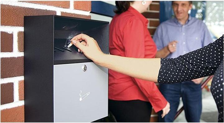 Produktbild Wedo Wandascher mit Wetterschutzdach