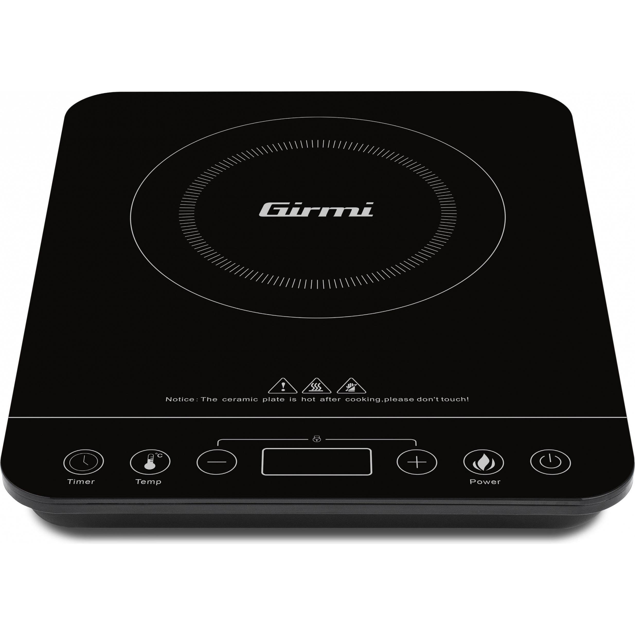 Girmi Electric induction cooker 1d.PI03 (2000W), Kochplatte, Schwarz