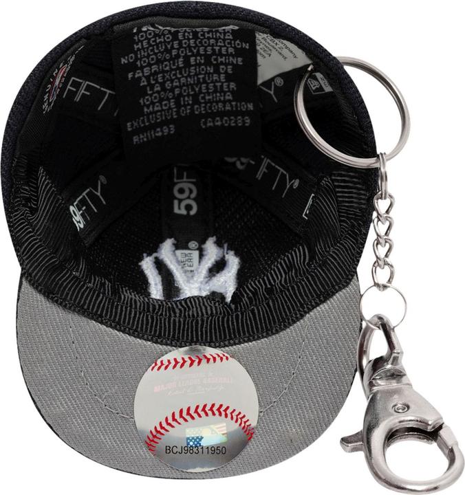 Actual product image New Era New York Yankees mini cap keychain MLB