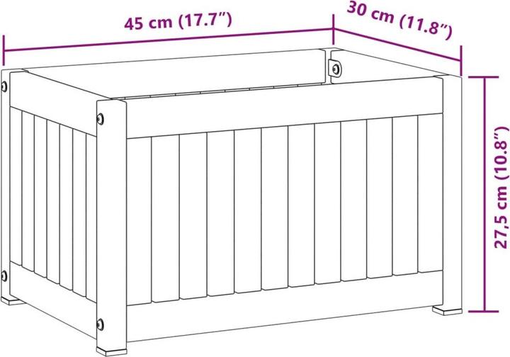 Produktbild vidaXL Pflanzkübel
