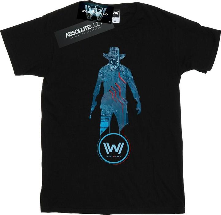 Westworld Digital Man In Black TShirt (5XL)