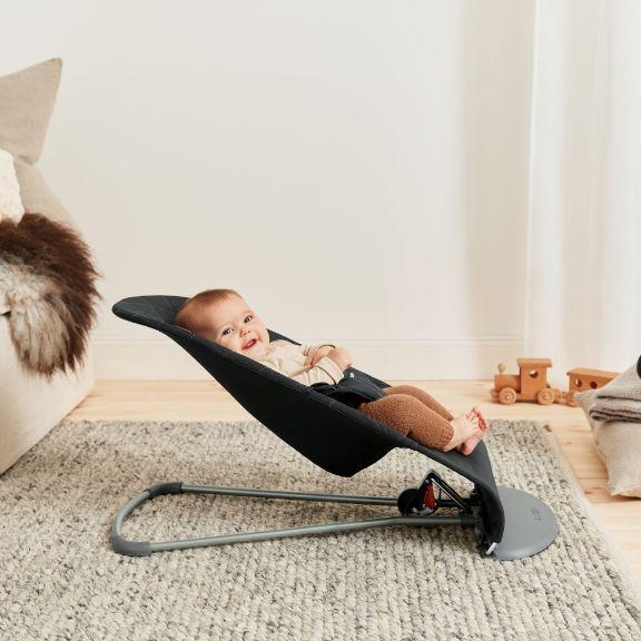 Productafbeelding BabyBjörn Zachte wip, geweven Classic Quilt, zwart