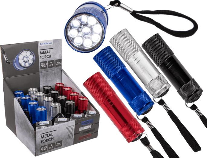 Image du produit Out of the blue Lampe de poche 9 LED assortie