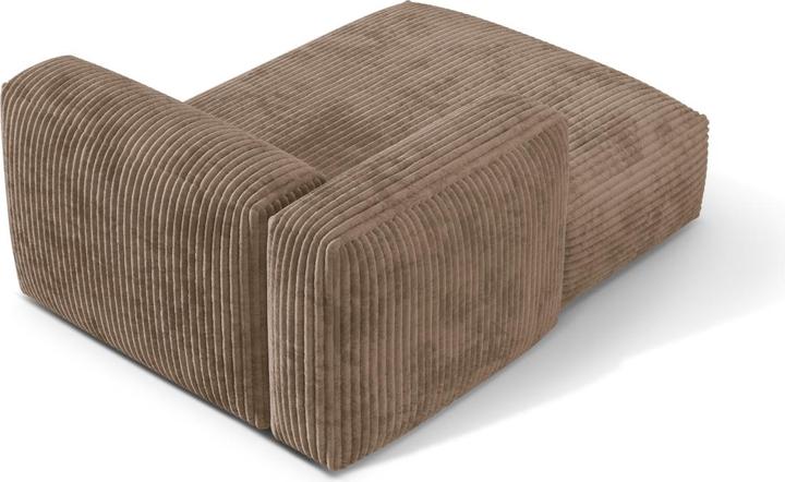 Image du produit Micadoni Chaise longue modulable gauche, "Martina", 1 Place, 176x123x75 Fabriqué en Europe (Recamière)