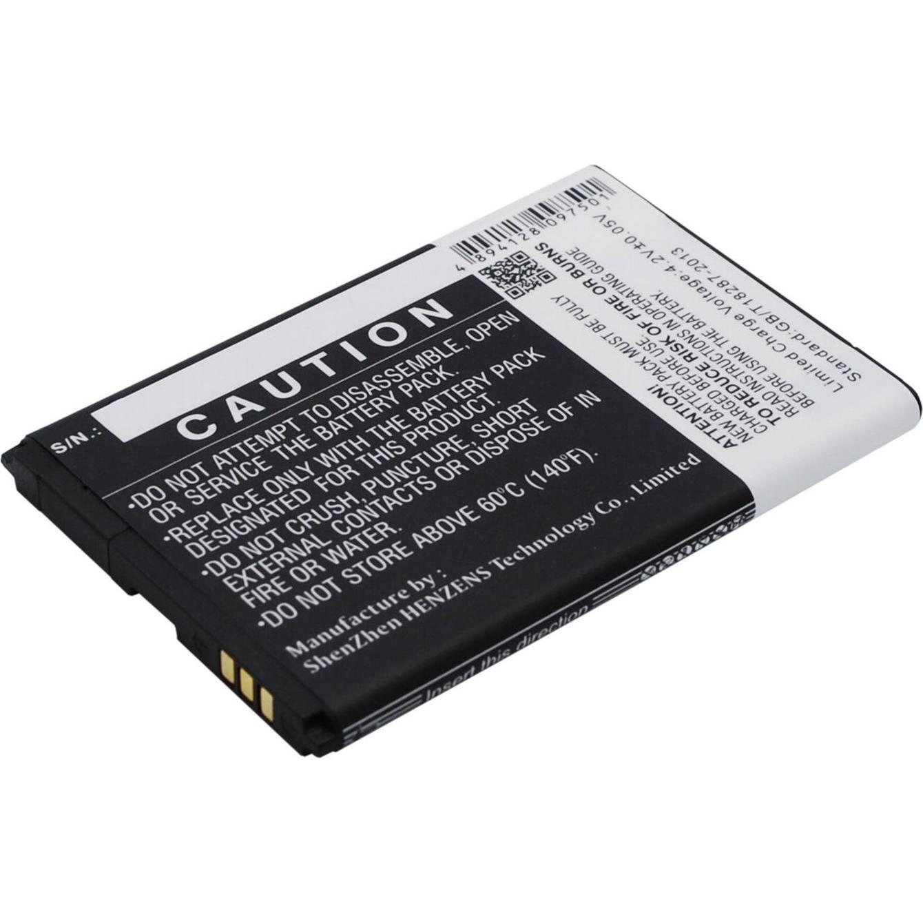 CoreParts Battery for Wiko Mobile (Akku), Mobilgerät Ersatzteile, Schwarz