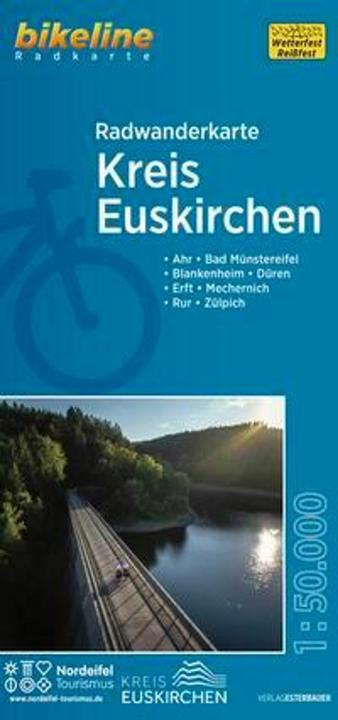 Actual product image Cycling map of the Euskirchen district