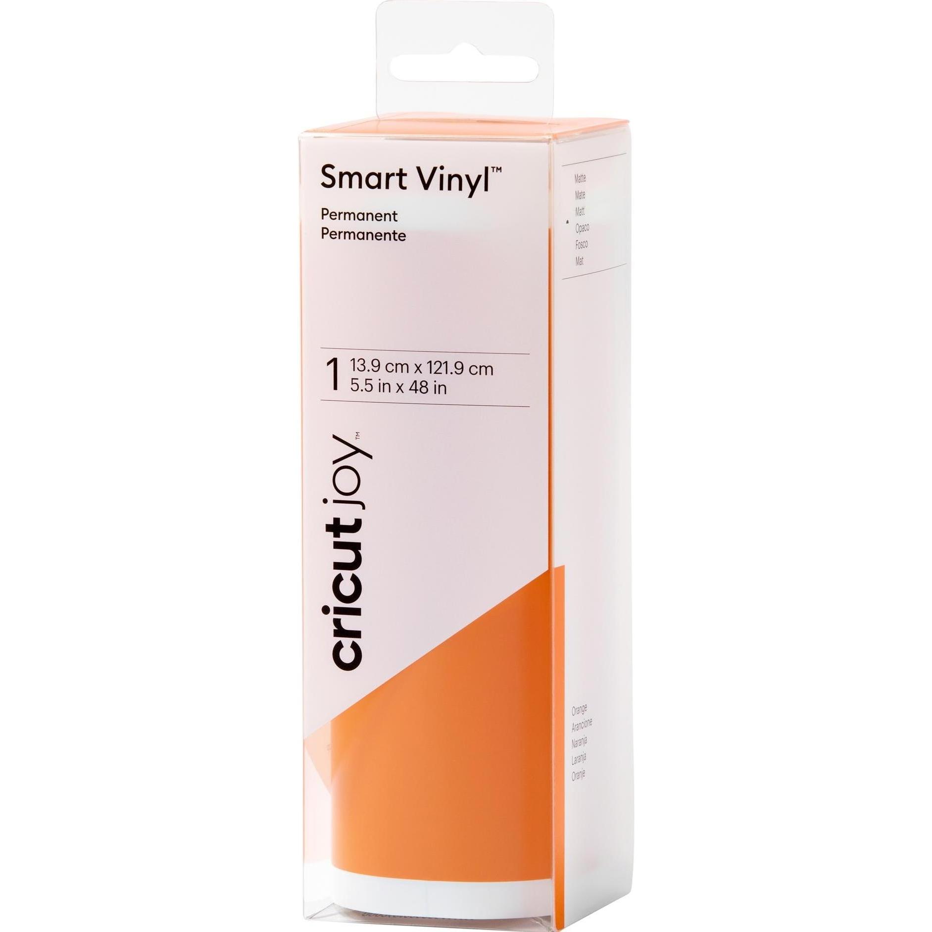 Cricut Smart Vinyl Permanent Joy 14x122cm 1 sheet Mat Orange (P) (2009836)