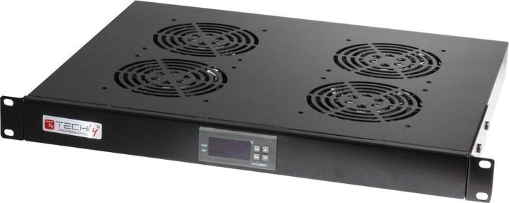 Actual product image Techly 4 Fan Unit for Rack 19 Black