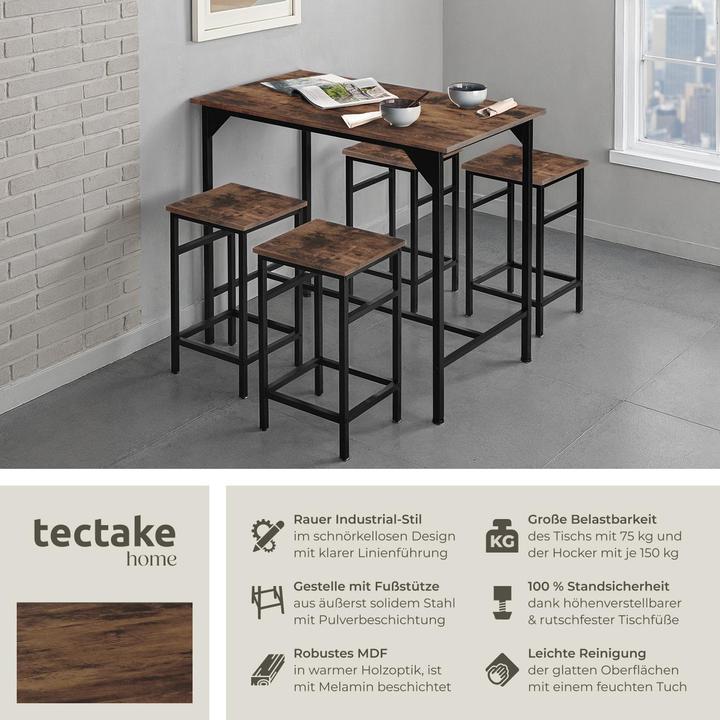 Produktbild tectake Edinburgh (100 x 60 x 88.50 cm)