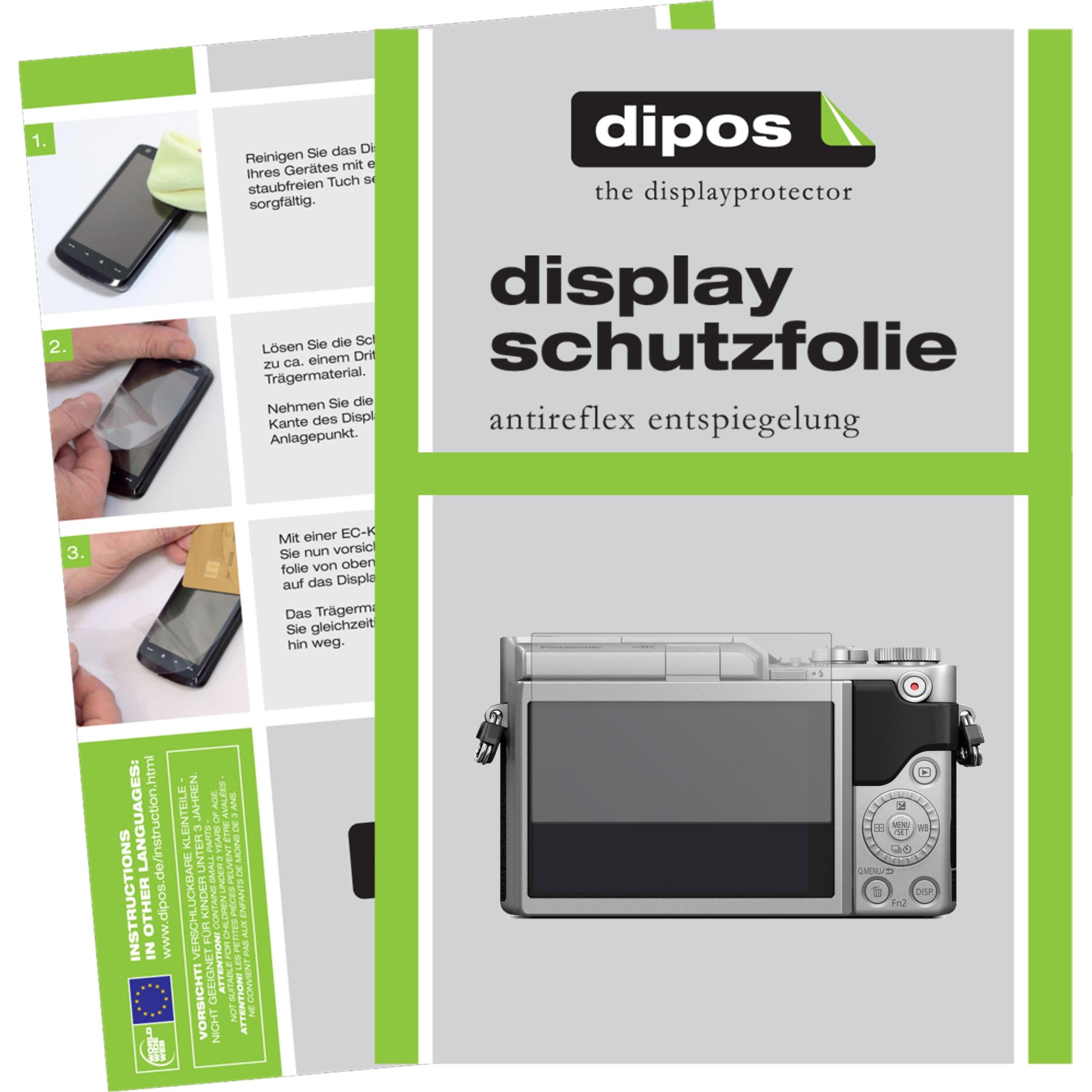 Dipos Displayschutzfolie Antireflex (Displayschutz, Panasonic Lumix DC-GX880), Kameraschutz, Transparent